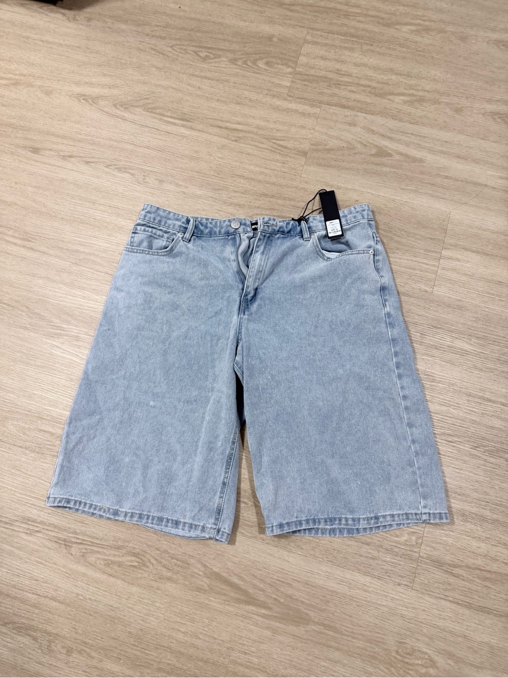 Light Wash Denim Shorts